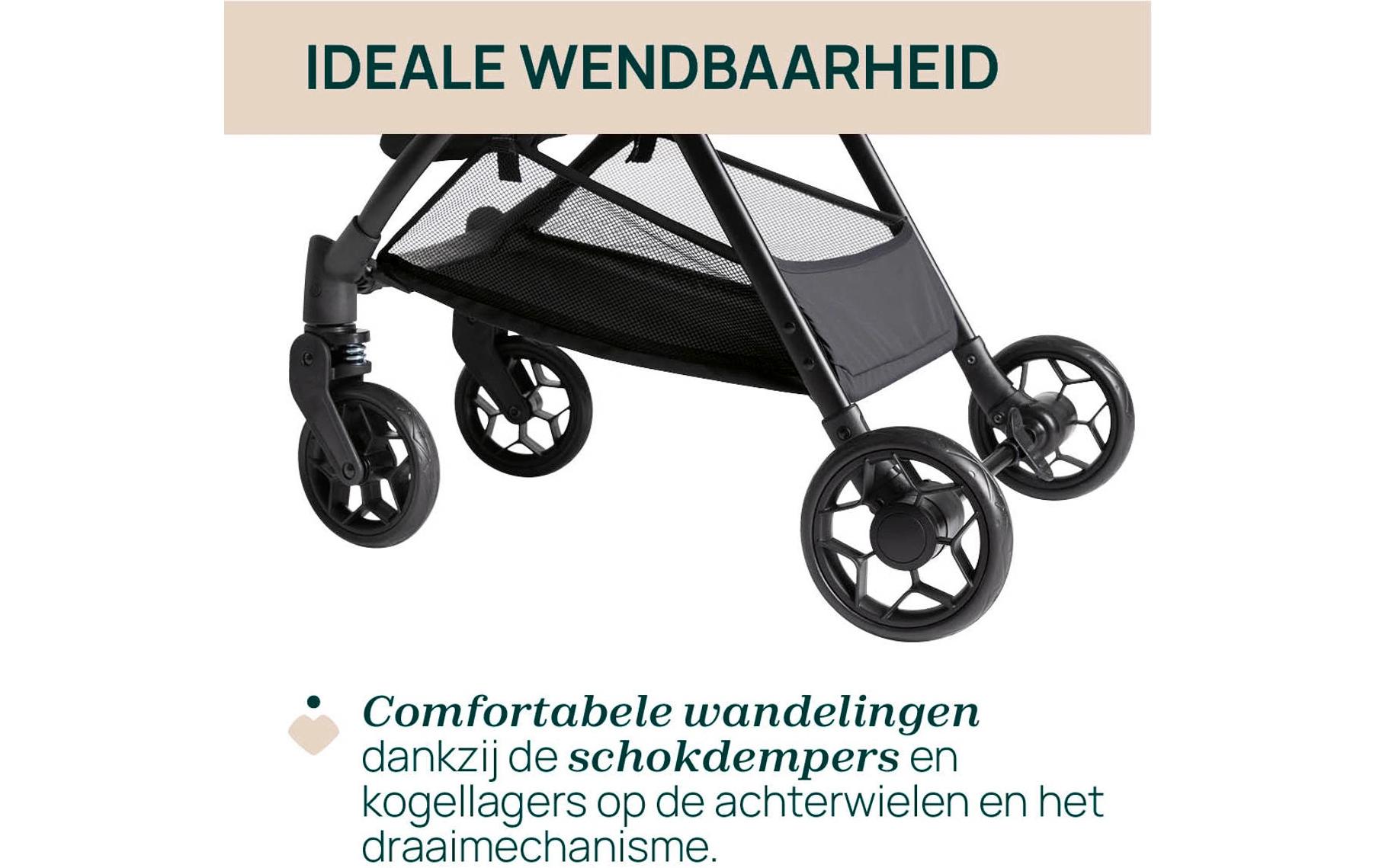 Buggy Urbino Black<br>Sportwagen für Kinder ab Geburt bis 22 kg