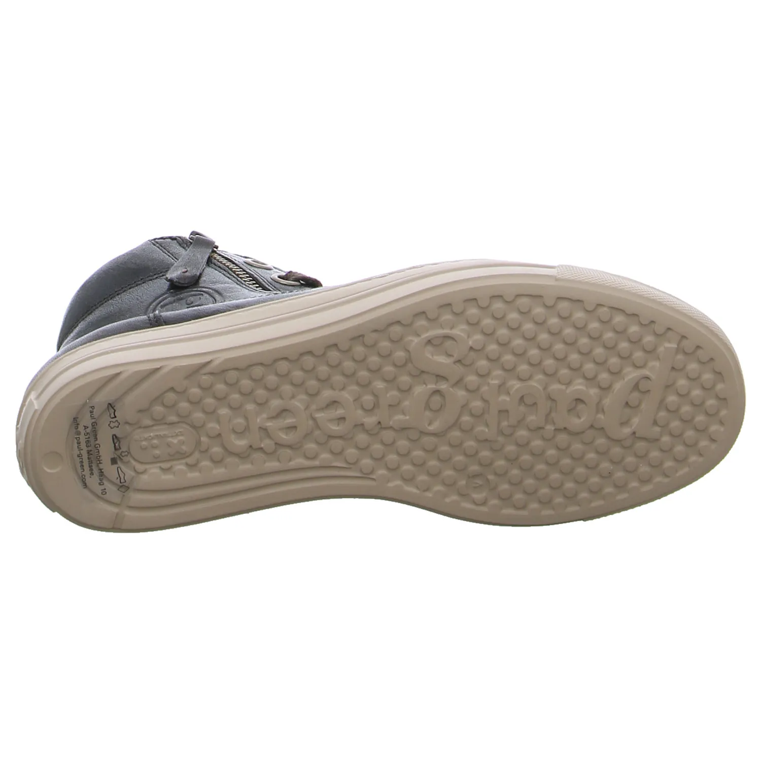 PAUL GREEN Mid Cut Sneaker Braun Leder