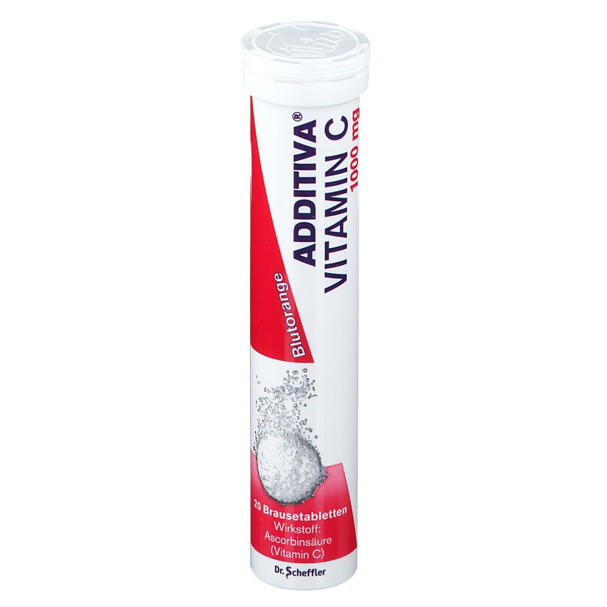 ADDITIVA® Vitamin C Blutorange Brausetabletten