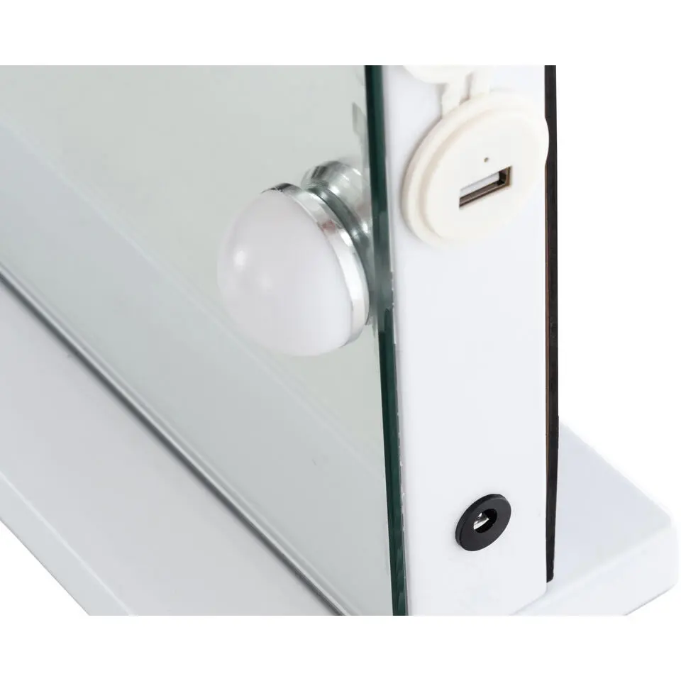 CLP Make-up spiegel Murrieta Kunststof - wit