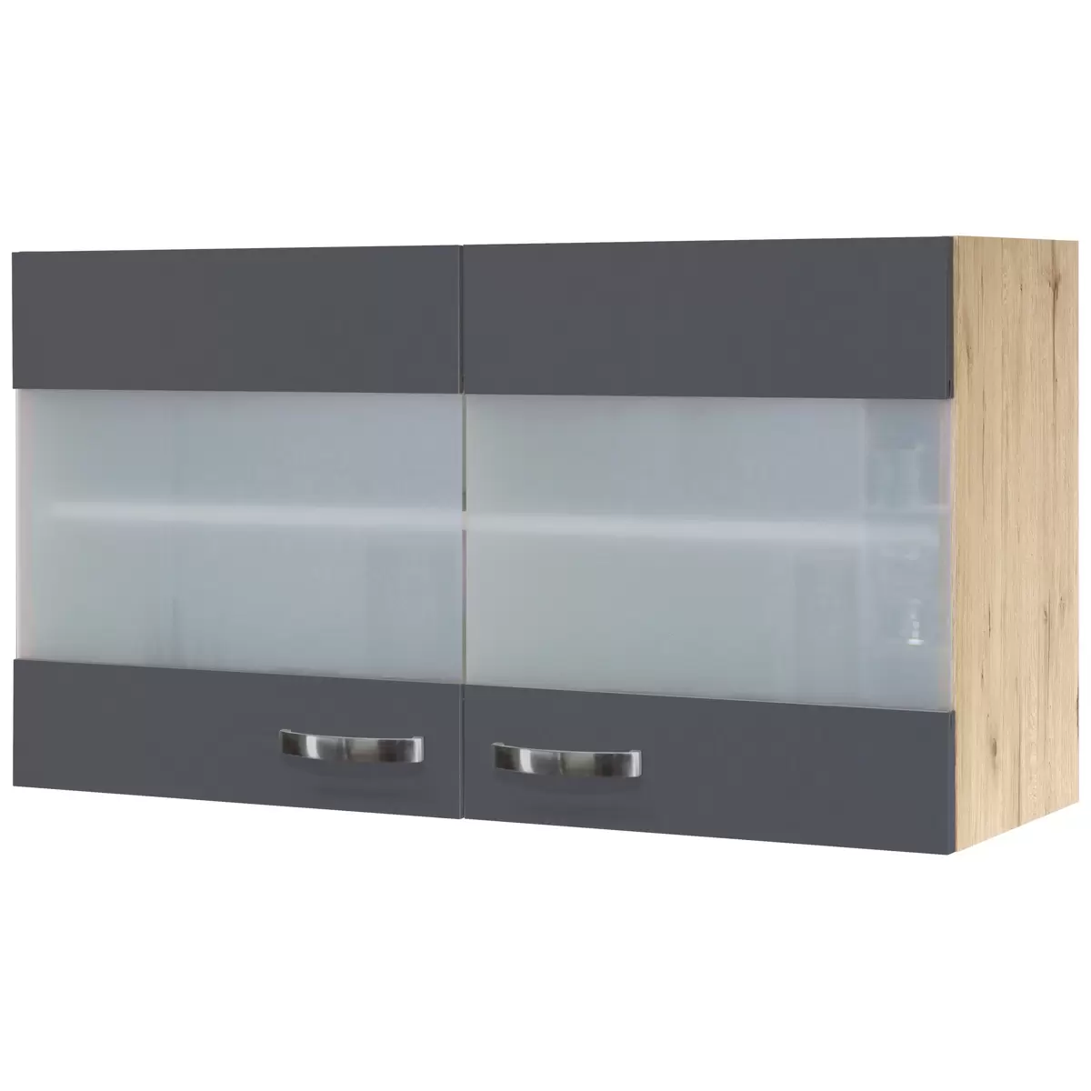 Küchenoberschrank Shadow grau,Eiche
