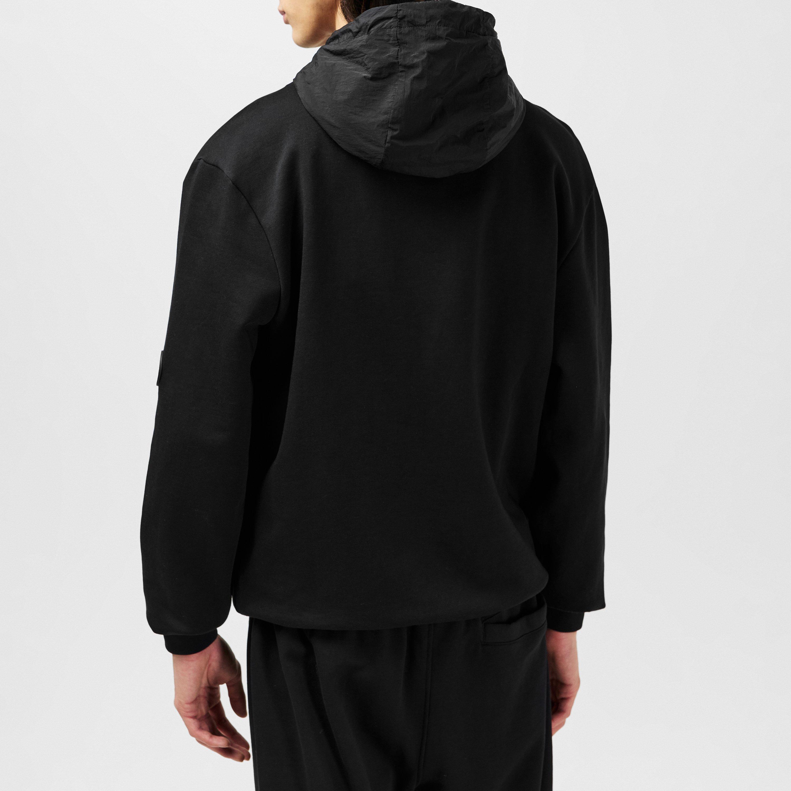 Firetrap Hybrid Hoodie Mens