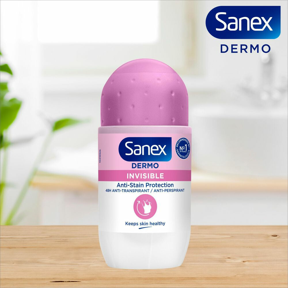 Sanex Deodorant Roller Dermo Invisible50 ml