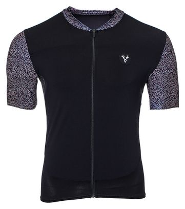 Maillot Manches Courtes LeBram Aspin Noir Orange
