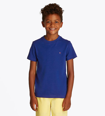 Tommy Hilfiger T-Shirt - Essential - Keilabsatz Blue
