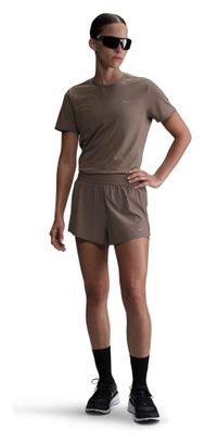 Short 2 en 1 Nike Dri-Fit Swift Marron Femme