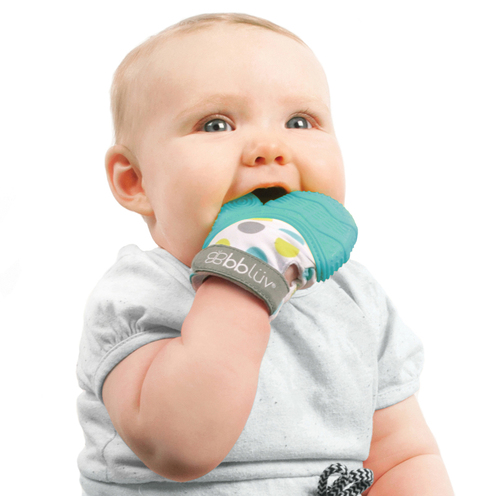 Glüv Mitaine de dentition pour bébé Aqua - BBLÜV