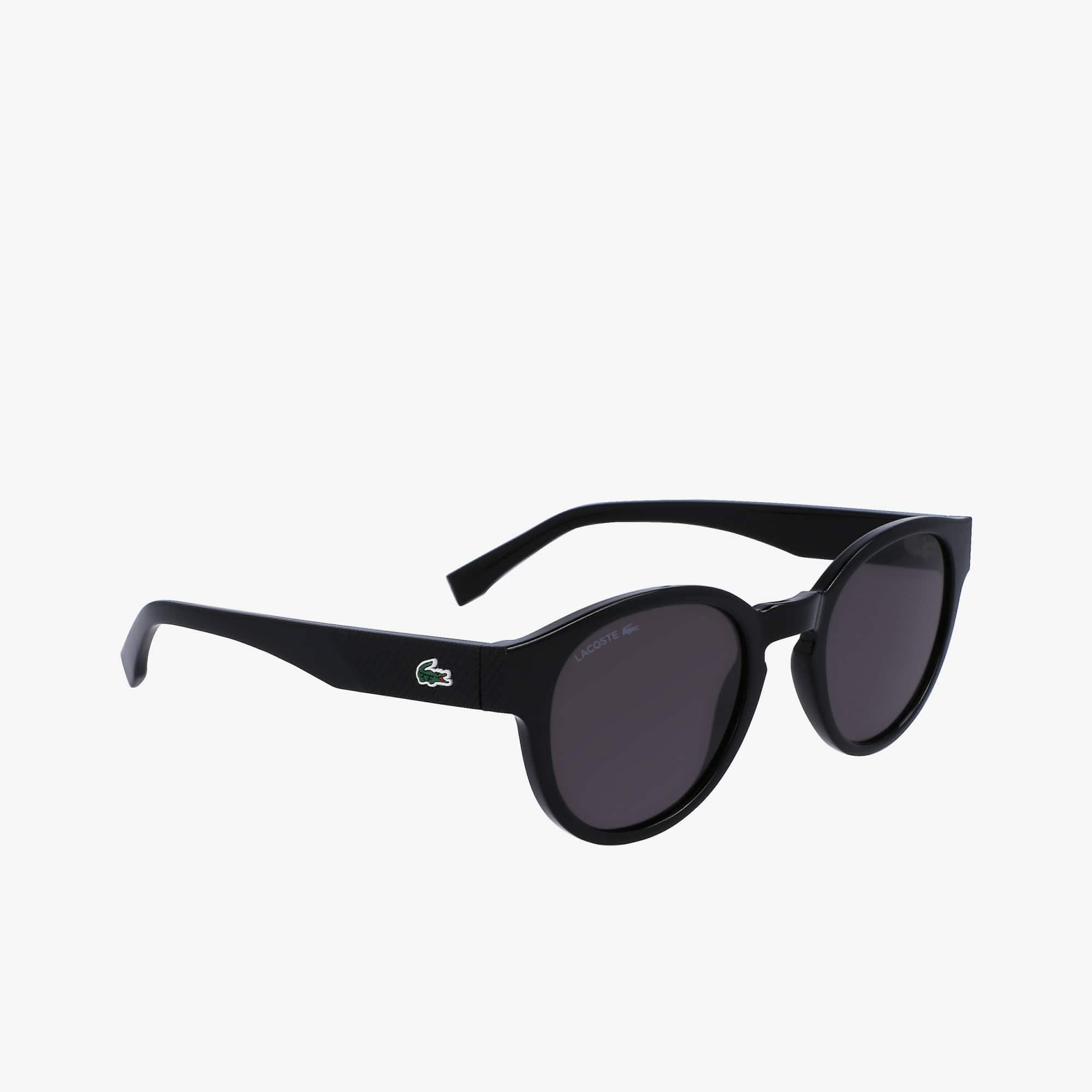 Lunettes de soleil L.12.12 ovales en résine végétale Lunettes de soleil - Noir - Lacoste - Femme
