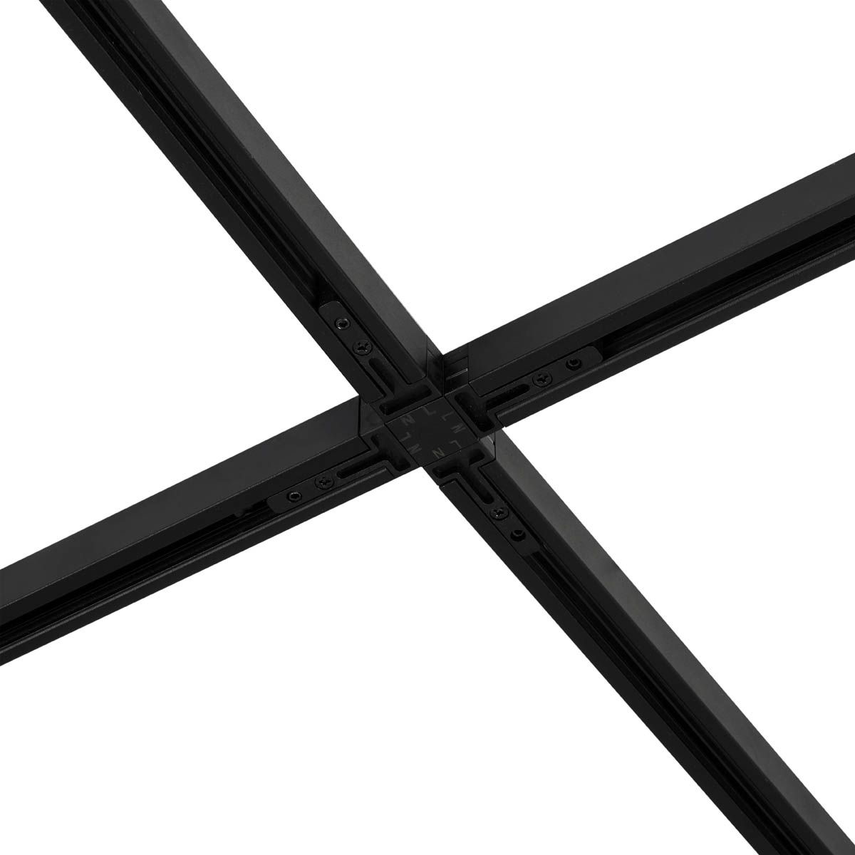 Modern railsysteem met 6 spots en 4 hanglampen beige met zwart 1-fase - Slimline Uzzy Keno