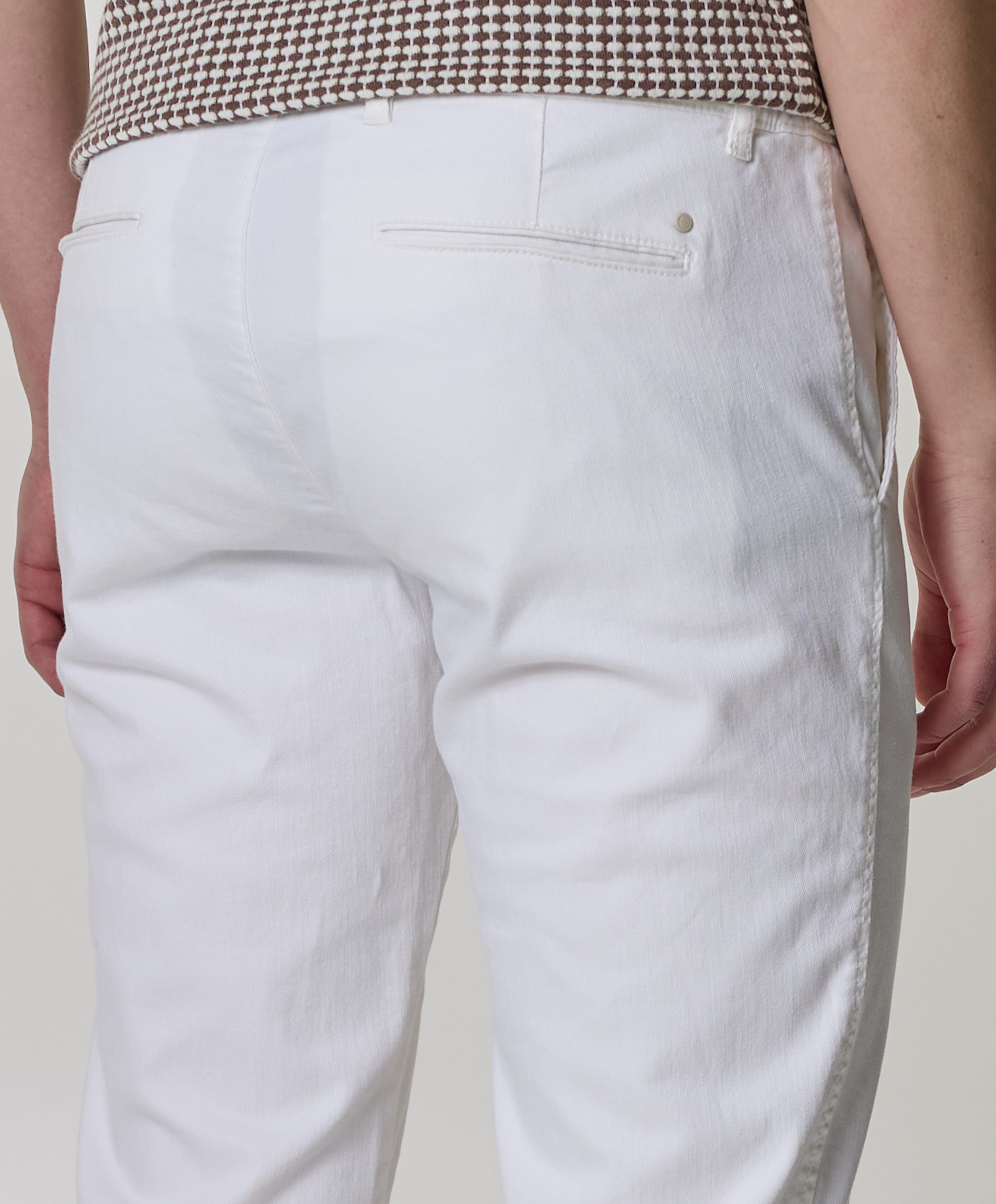 North.84 Elegance Chino Collection heren broek ecru