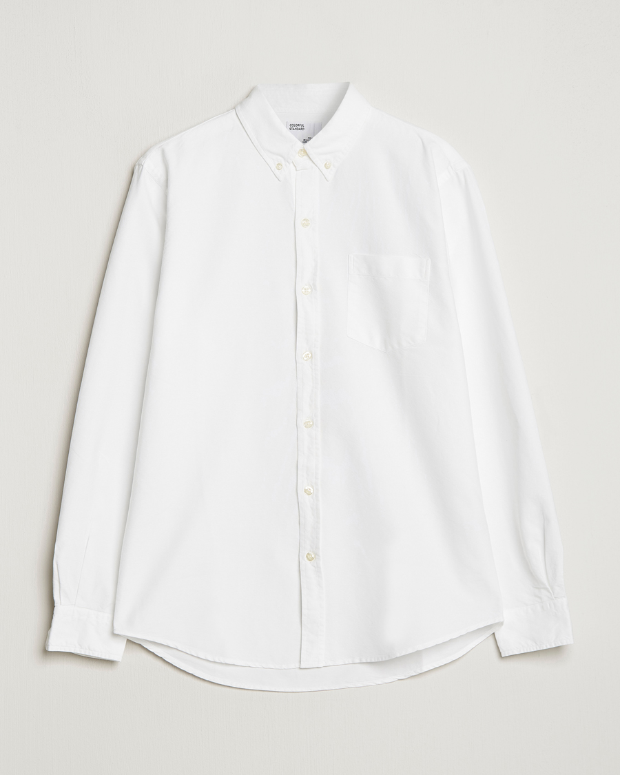 Colorful Standard Classic Organic Oxford Button Down Shirt White