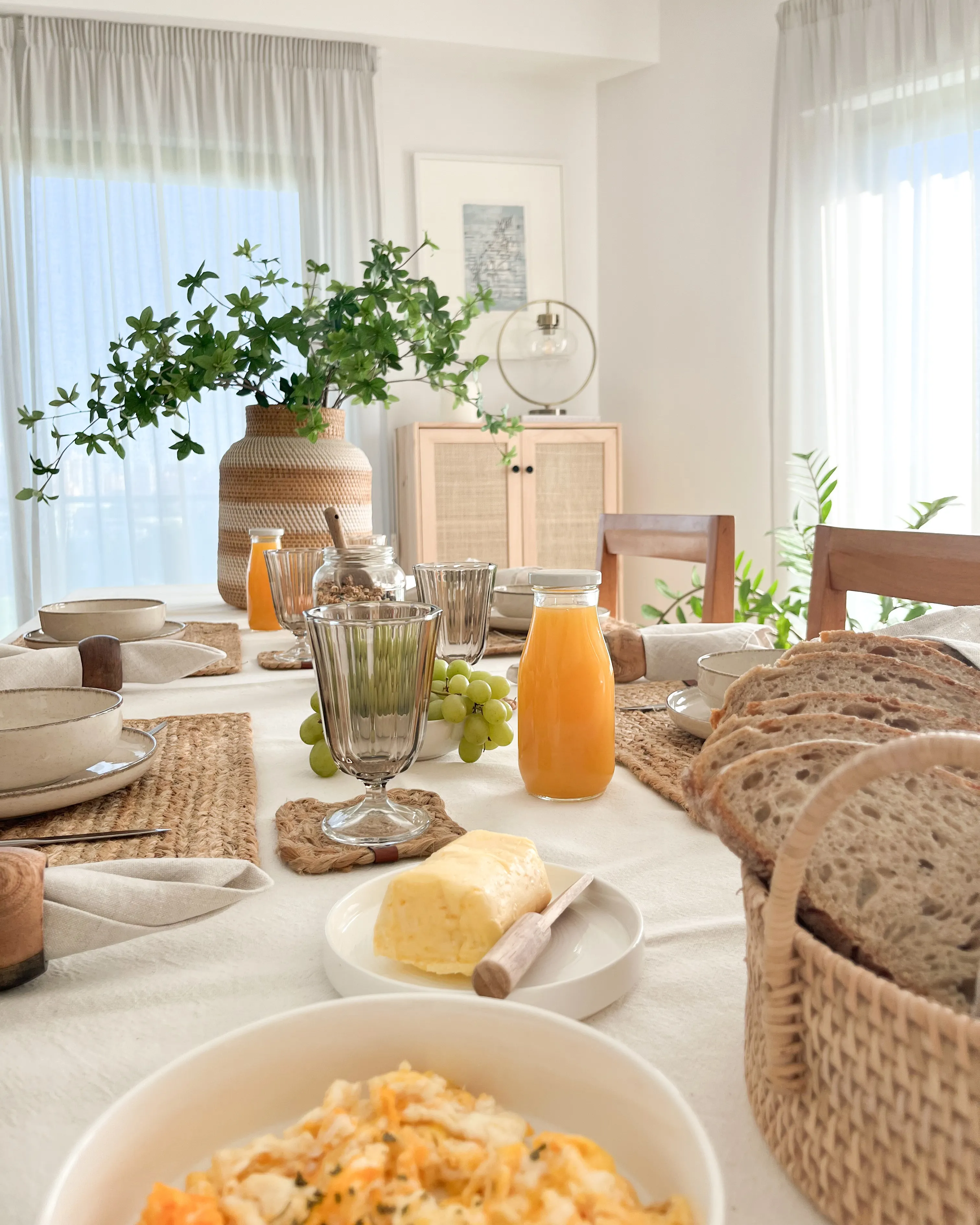 Decoratieve vaas RENUN Keramiek 36 cm Natuurlijk