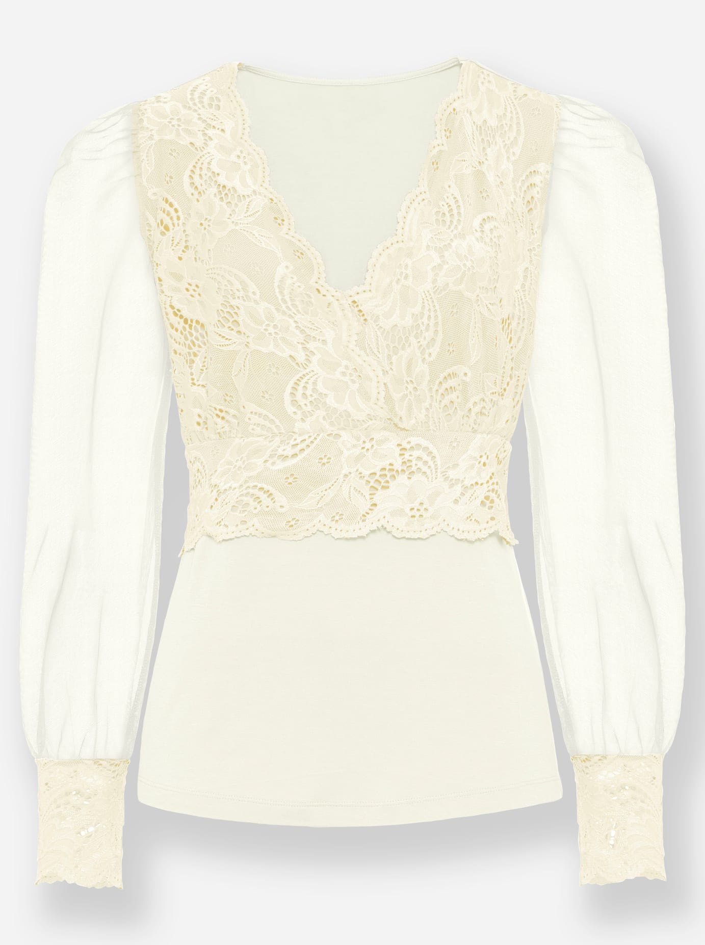 heine Spitzenshirt »Spitzen-Shirt«, 1 Stk.