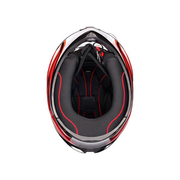 AGV - Casque K1 S Lion Rouge / Blanc / Noir