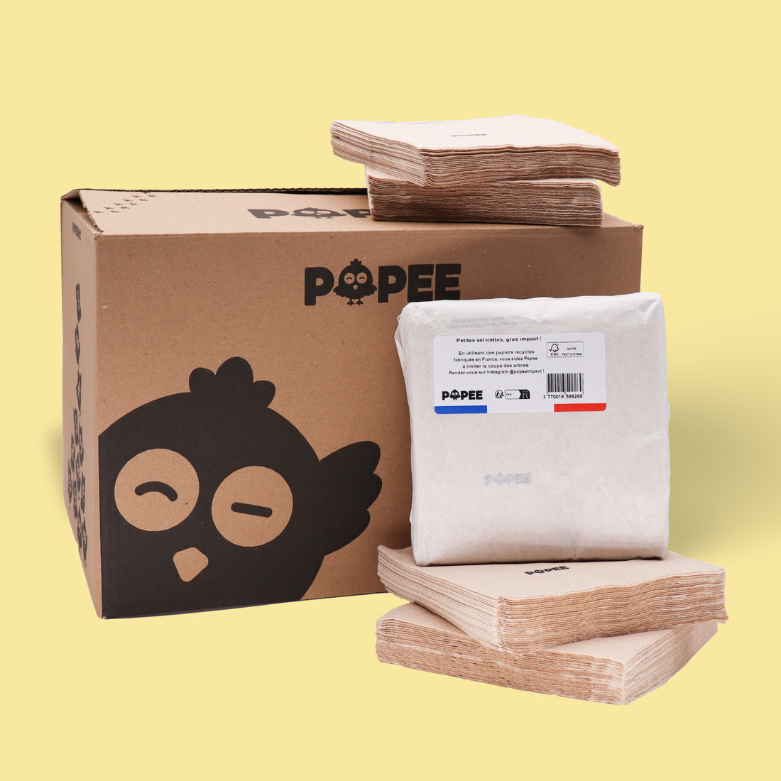 Serviettes de table - Lot de 100 serviettes
