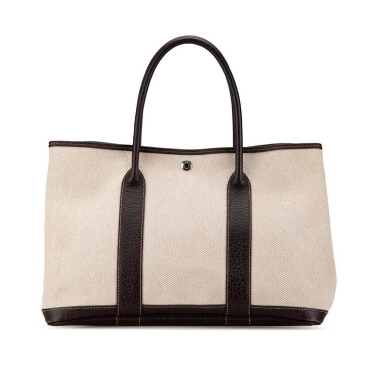 Hermès Vintage Hermès Garden Party Beige