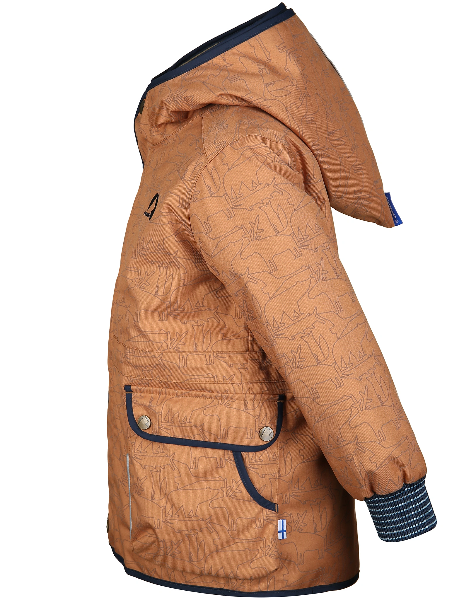Outdoorparka 2 in 1 KAMU ICE in almond/navy