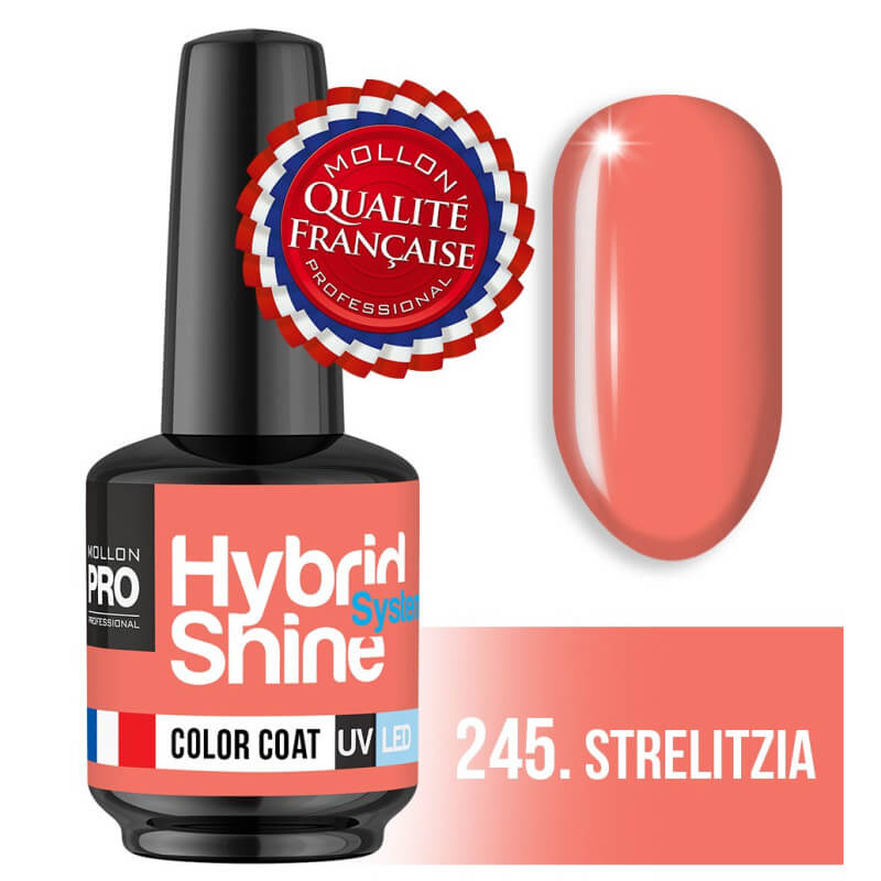 Mini Vernis Semi-Permanent Hybrid Shine Mollon Pro 8ml
