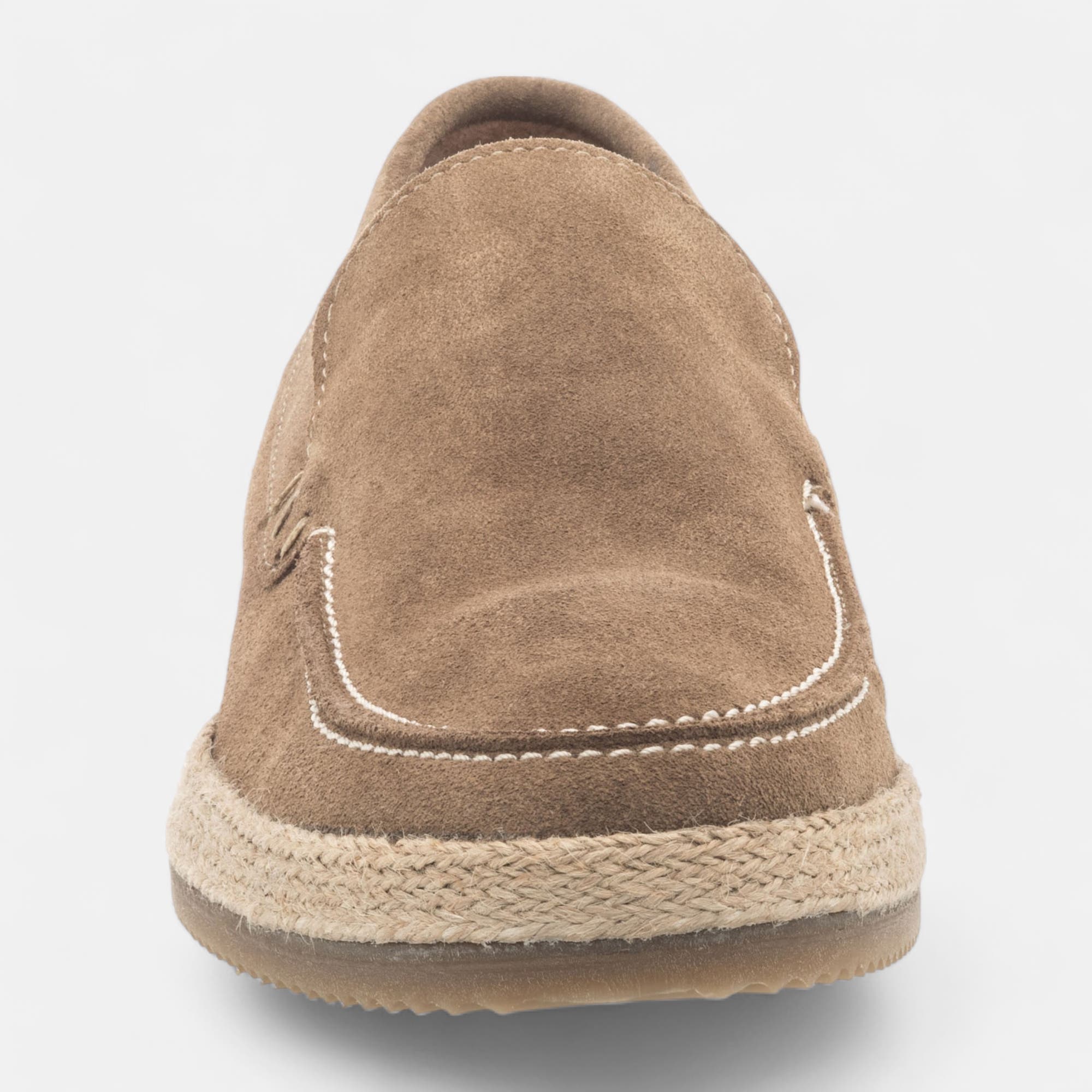 Mocassins Homme en cuir beige