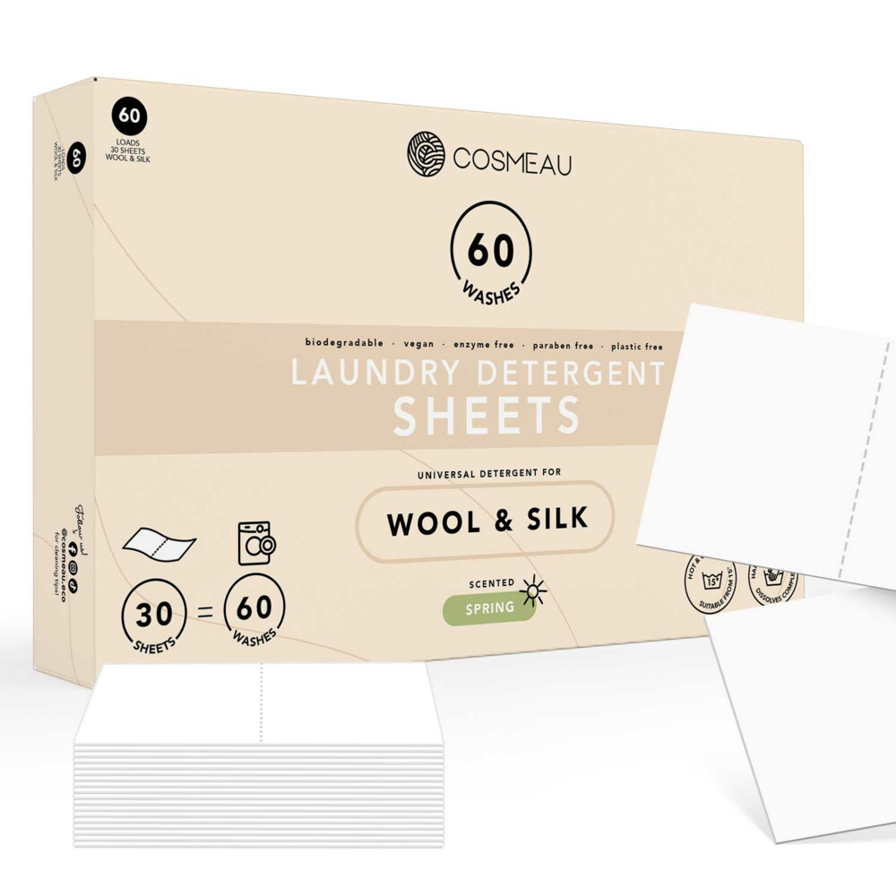Cosmeau Wasstrips Wol & Zijde60 wasbeurten