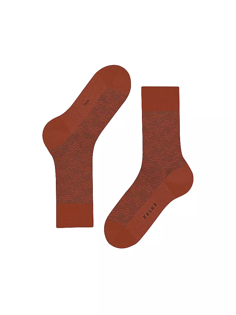 FALKE Socken FALKE MIGHTY NEST terra rot