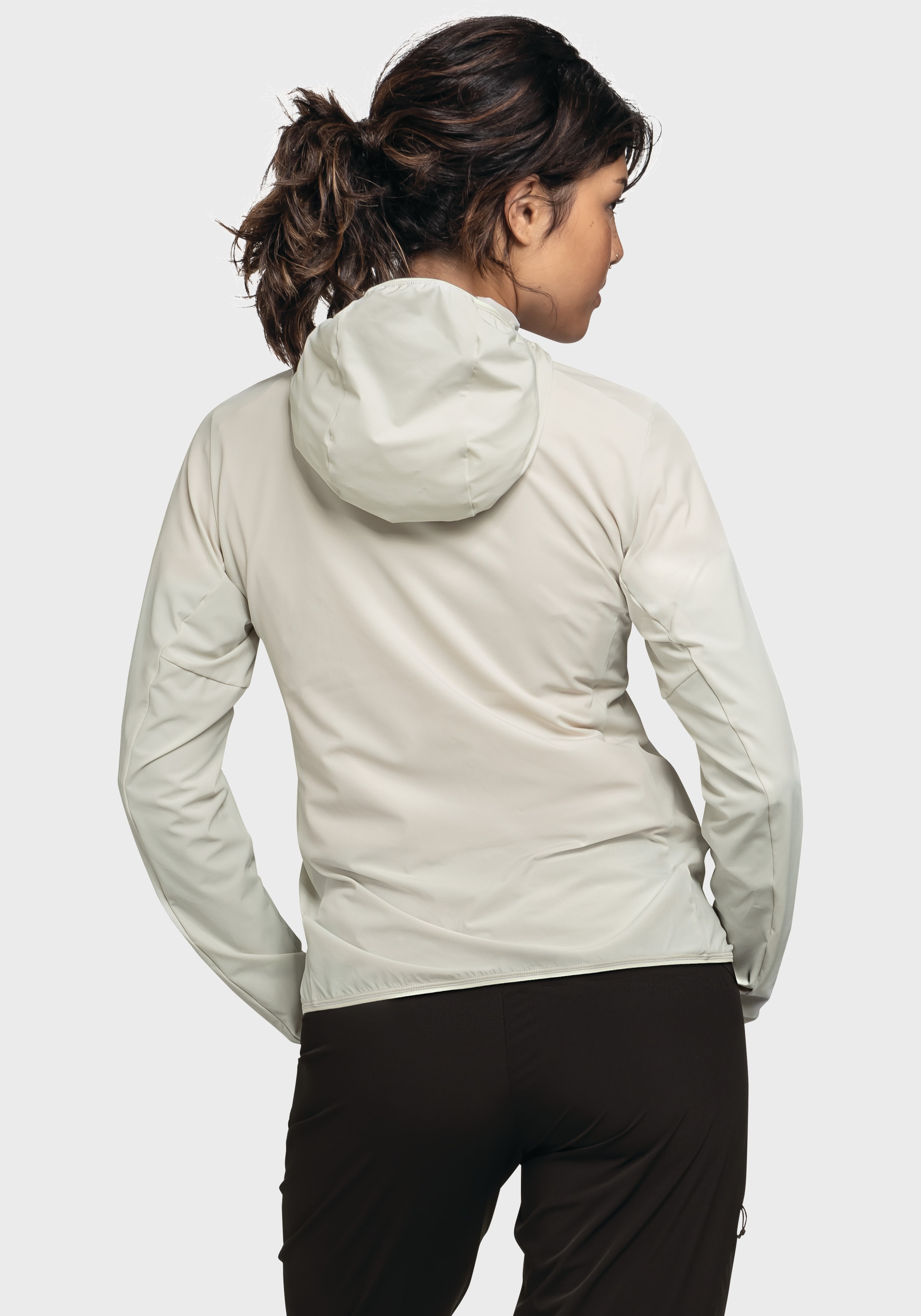 Schöffel Funktionsjacke »Hiking Hybrid Jk Style Blaueis WMS« mit Kapuze