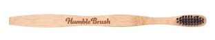 Humble Brush Tandenborstel Bamboe Zwart 1ST