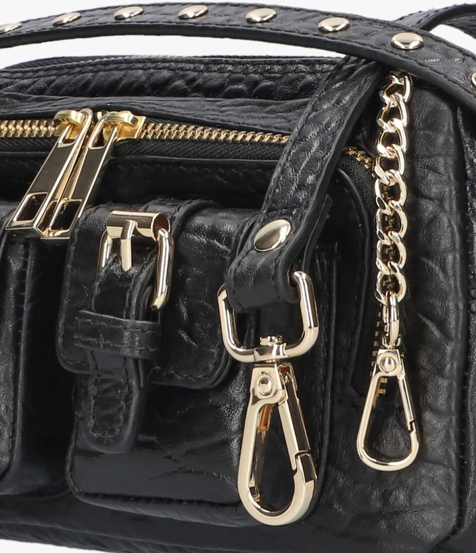 N\u00DANOO zwarte n&uacute;noo schoudertas helena buckle new zealand