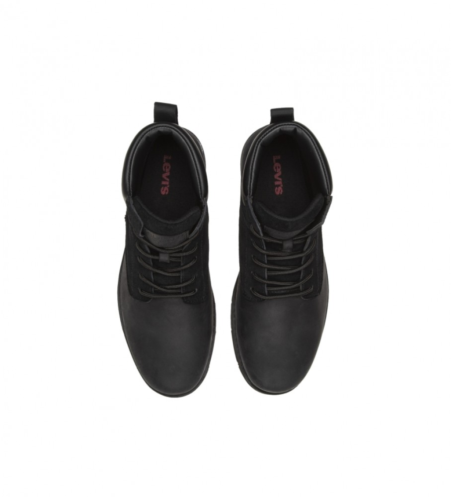 Botas pretas de cano curto Levi's Jax Plus