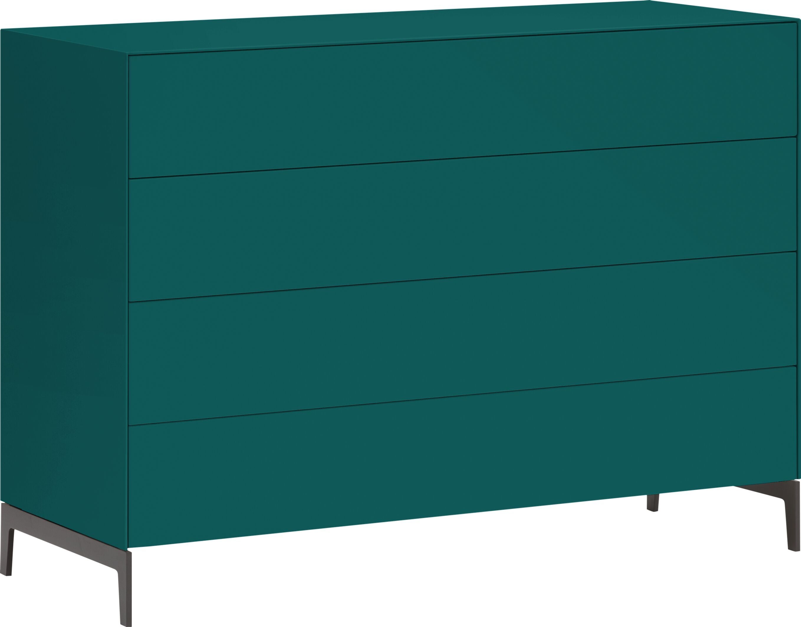 LUX Kommode - Petrol / B: 120.0 cm x T: 46.0 cm x H: 86.5 cm