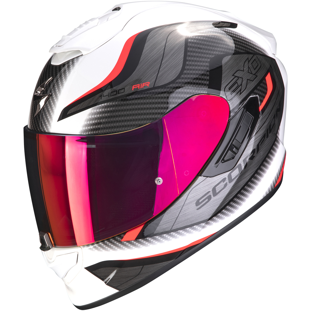 Scorpion - Casque Exo-1400 Evo Air Attune Blanc / Noir / Rouge