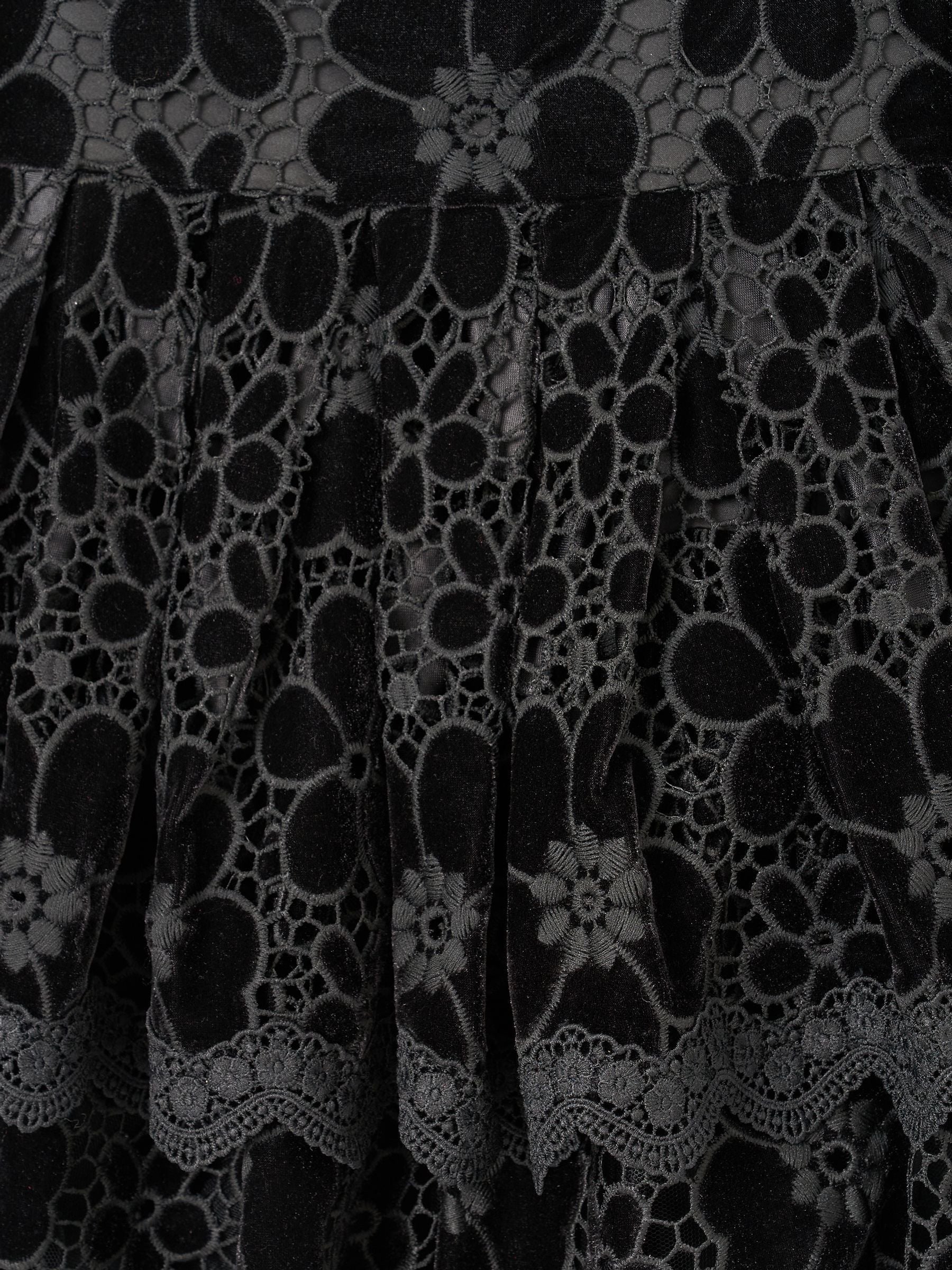 Angel & Rocket Mavea Velvet Lace Dress