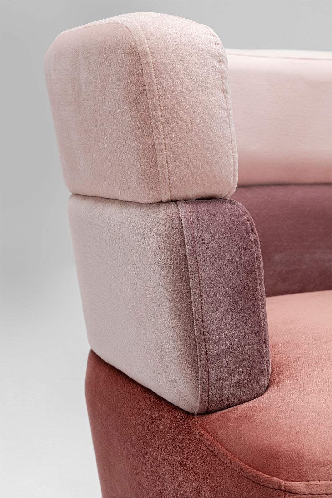 KARE DESIGN Sofa SANDWICH 125 x 64 cm rosa