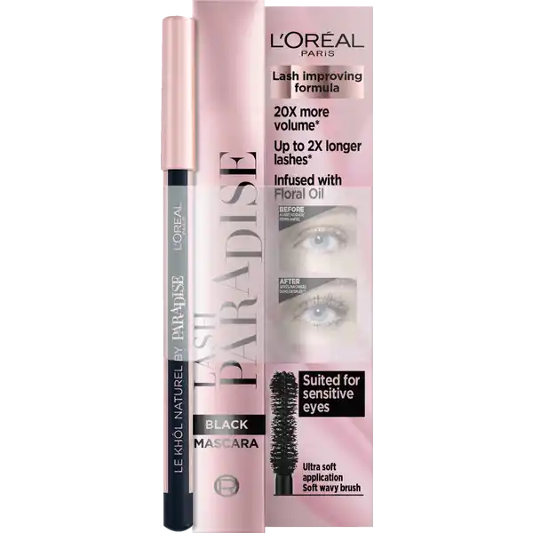 Paradise-Set: Lash Paradise Mascara Black & Le Khôl Naturell by Paradise 101 Midnight Black