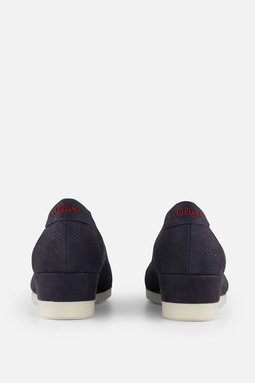 S.Oliver Instappers blauw Synthetisch