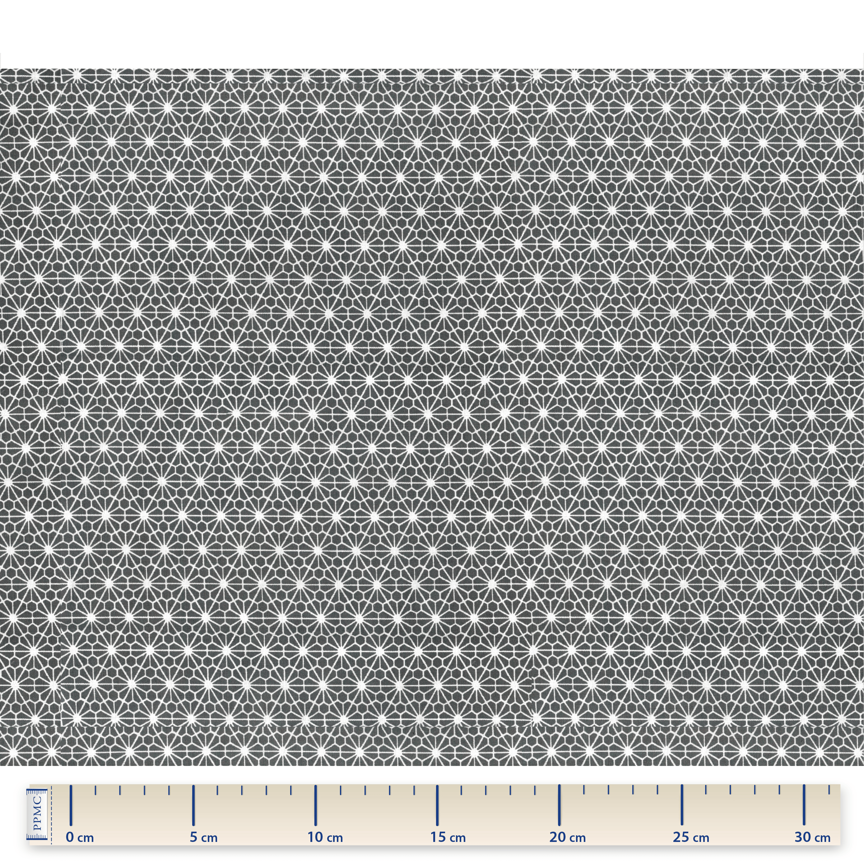 Tissu Coton Au Mètre Octogone Noir Ex1003
