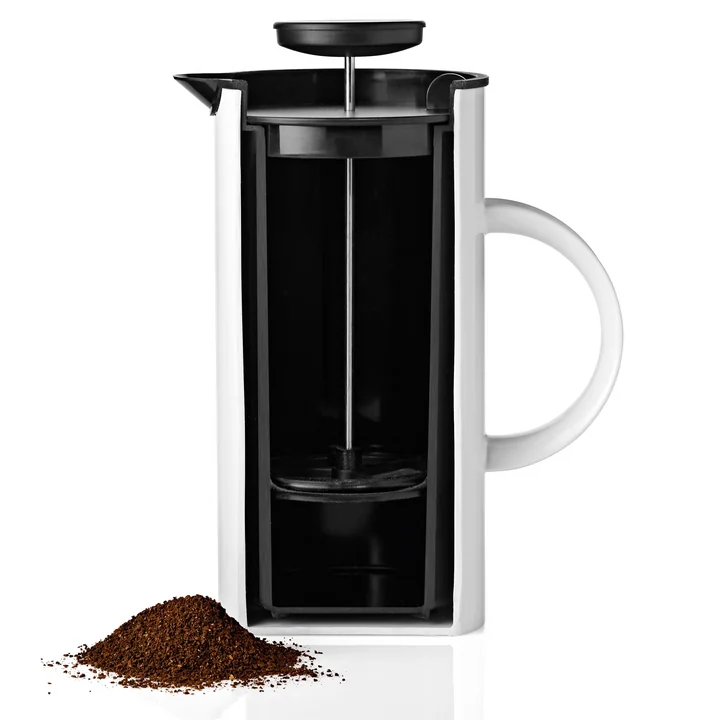 Stelton - EM Pressfilterkanne, 1 l, weiss