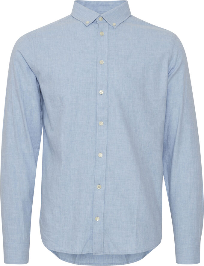 Casual Friday CFANTON LS BD fil a fil shirt Chambray blue
