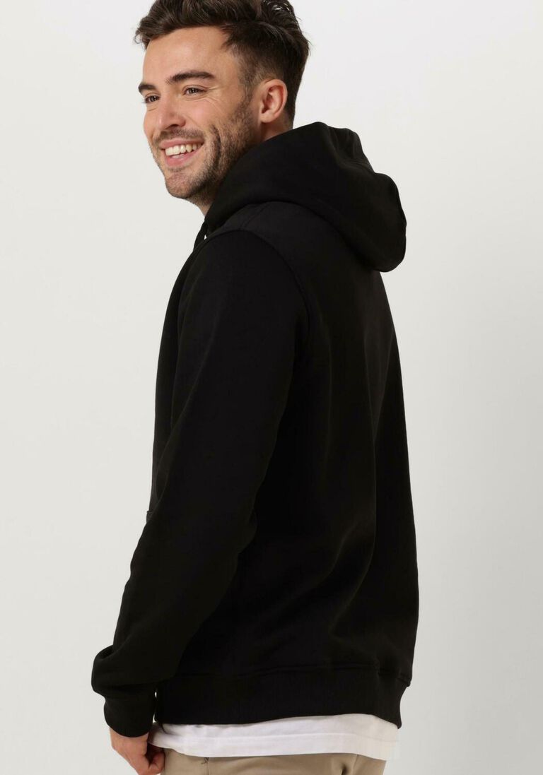 TOMMY JEANS zwarte tommy jeans trui tjm reg badge hoodie ext