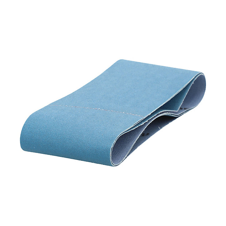 Bande abrasive Universal 76 x 457 mm grain 120 métal et bois, lot de 3