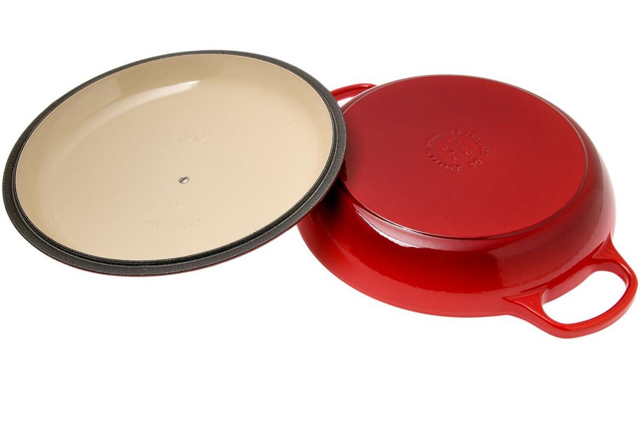 Le Creuset Campagnards braadpan 30 cm, 3,5L rood