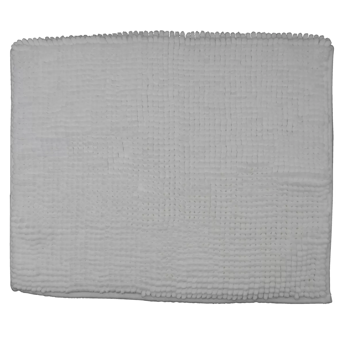Badteppich Chenille Simple weiss