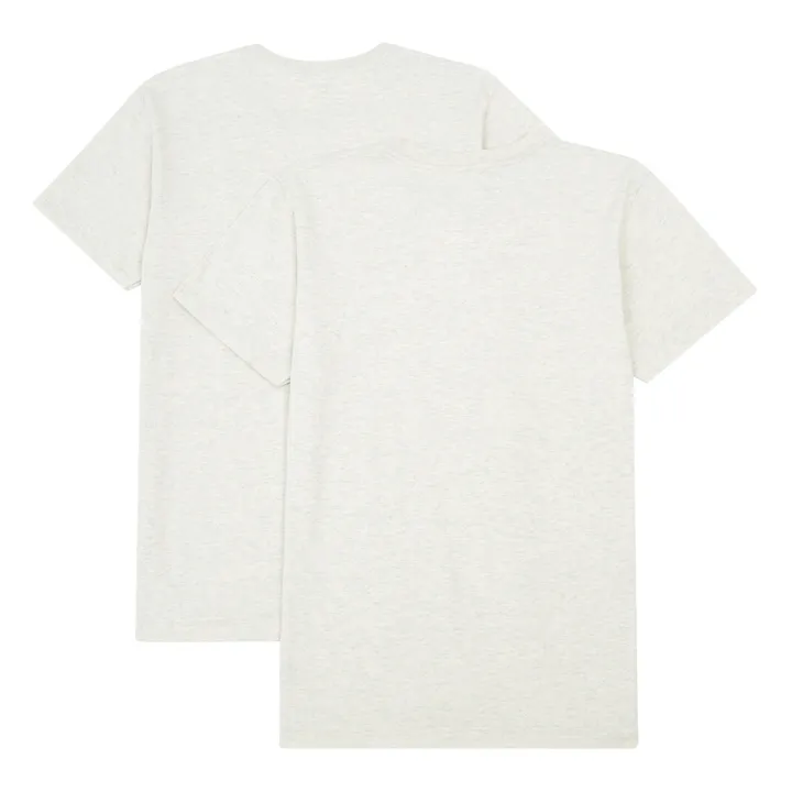 Velva Sheen Pack 2 T-shirts Coton | Naturel