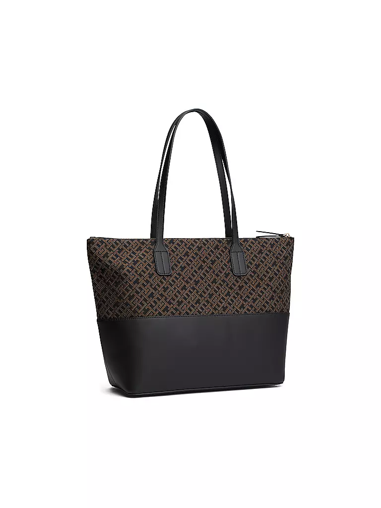 TOMMY HILFIGER Tasche - Shopper TH JACQUARD schwarz