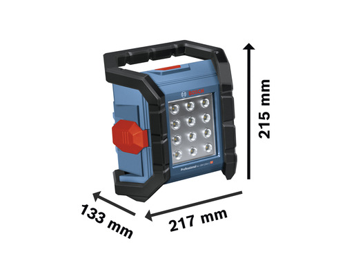 Bosch Professional GLI 18V-1200 C accu-bouwlamp, zonder accu en lader
