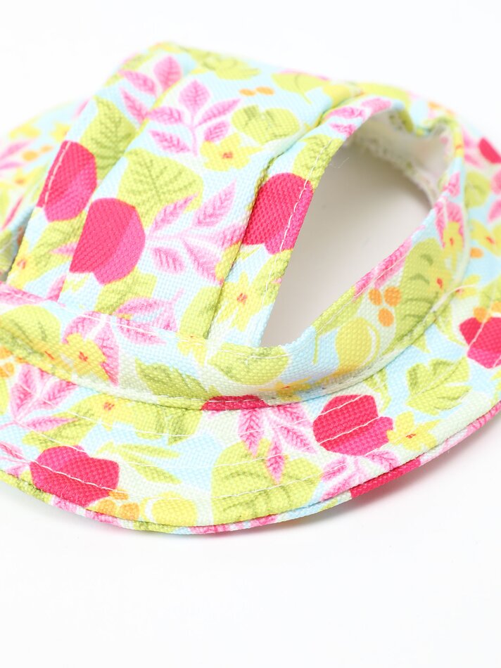Chapéu estampado para animais de estimação - Verde