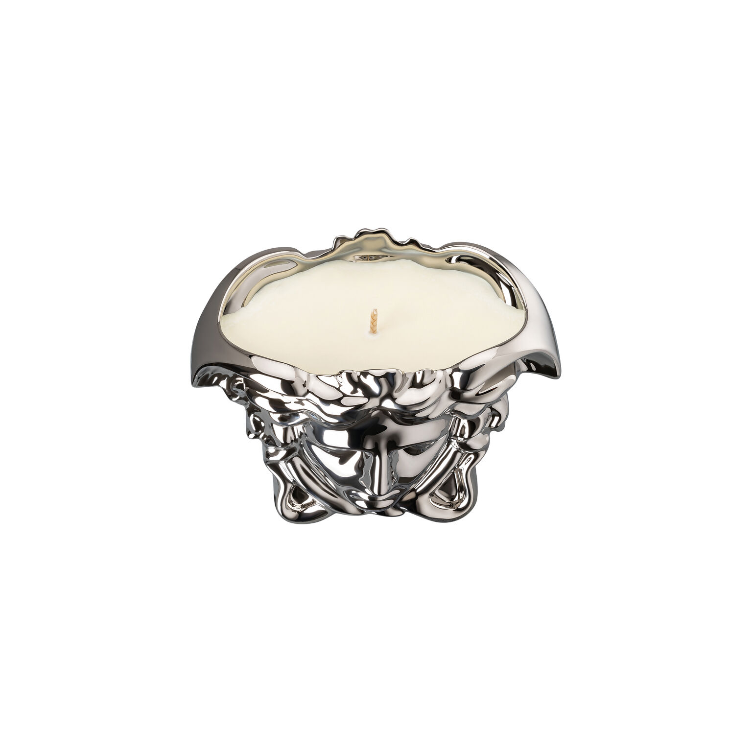 Medusa Grande Silver Tischlicht mit Duftwachs