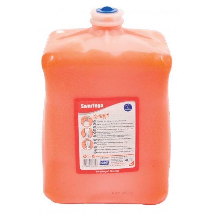4x Swarfega SORC4LTR Handzeep Orange SORC4LTR 4 Liter Orange