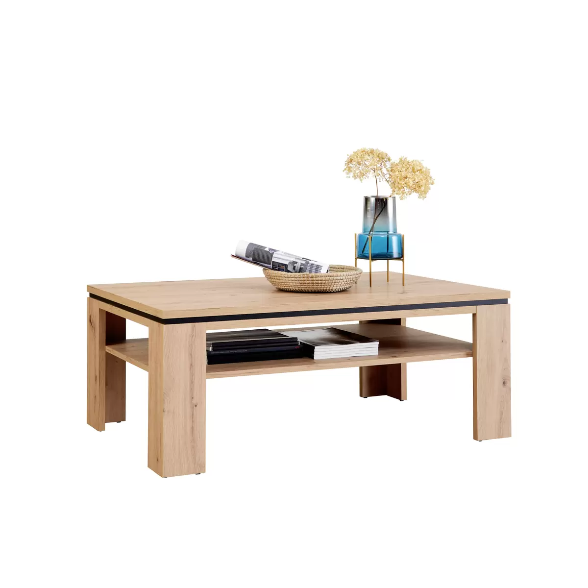 Salontisch Nyon Artisan Eiche,schwarz