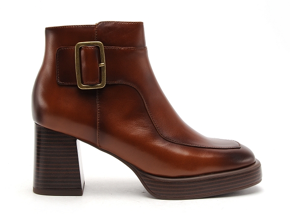 Mamzelle boots bottine talons femme lizaka marron